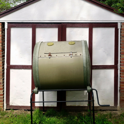 Tumbler composting is simple and great for urban areas
